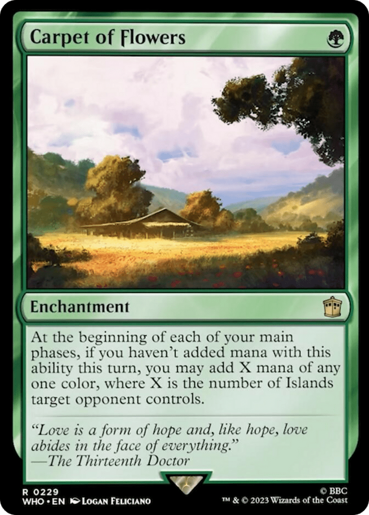 Carpet of Flowers [Doctor Who] MTG Single Magic: The Gathering  | Multizone: Comics And Games