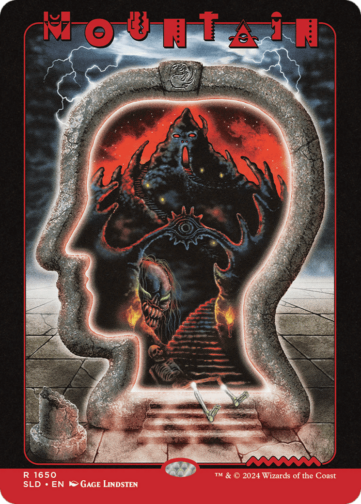 Mountain (1650) (Rainbow Foil) [Secret Lair Drop Series] MTG Single Magic: The Gathering  | Multizone: Comics And Games