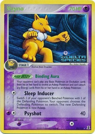 Hypno (23/113) (Stamped) [EX: Delta Species] Pokemon Single Pokémon  | Multizone: Comics And Games