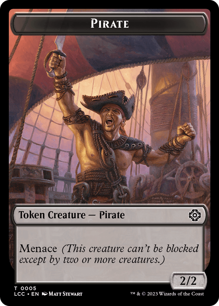 City's Blessing // Pirate (0005) Double-Sided Token [The Lost Caverns of Ixalan Commander Tokens] MTG Single Magic: The Gathering  | Multizone: Comics And Games