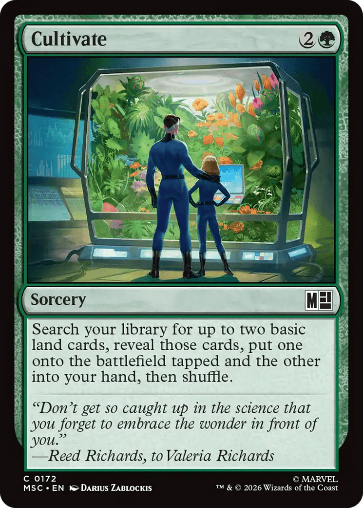 Cultivate (Surge Foil) [Marvel Super Heroes Commander] MTG Single Magic: The Gathering  | Multizone: Comics And Games