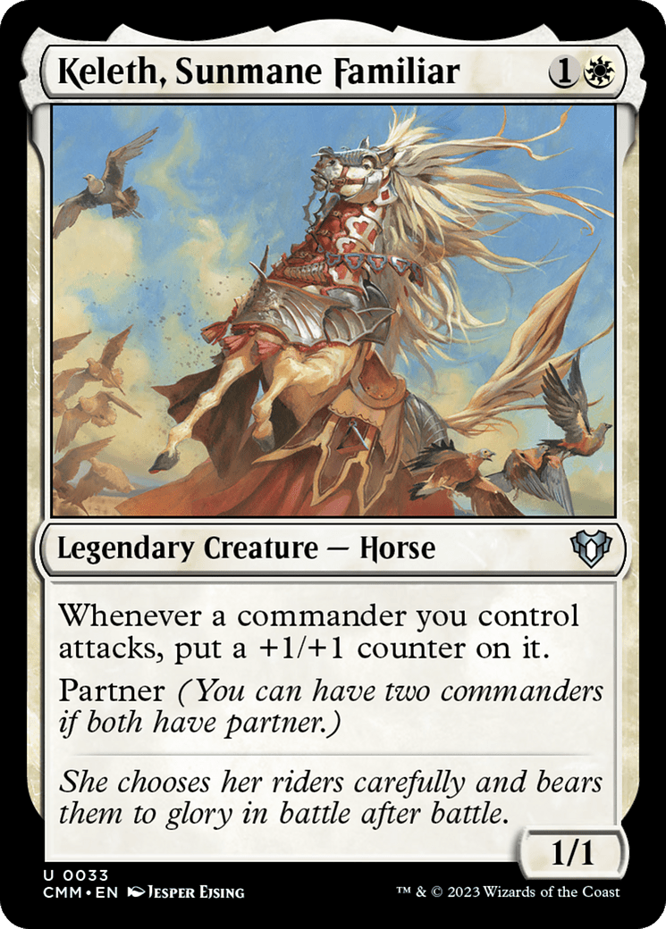 Keleth, Sunmane Familiar [Commander Masters] | Multizone: Comics And Games