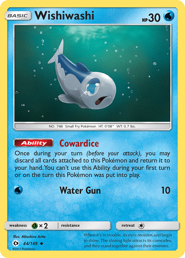 Wishiwashi (44/149) [Sun & Moon: Base Set] Pokemon Single Pokémon  | Multizone: Comics And Games
