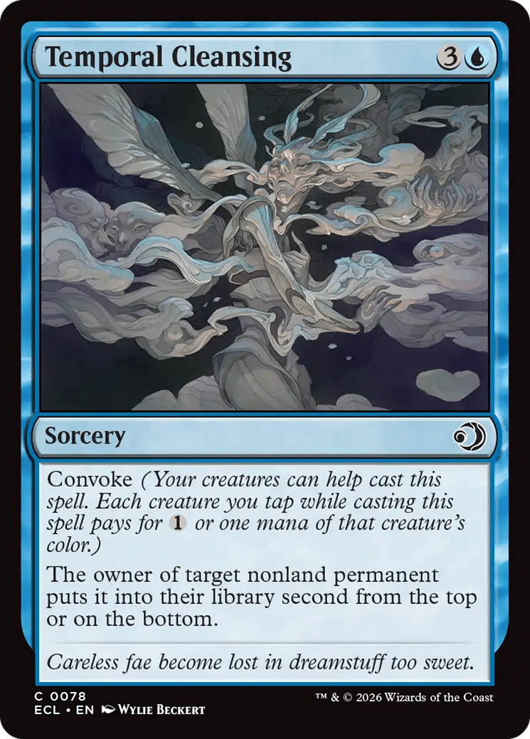Temporal Cleansing [Lorwyn Eclipsed] MTG Single Magic: The Gathering  | Multizone: Comics And Games
