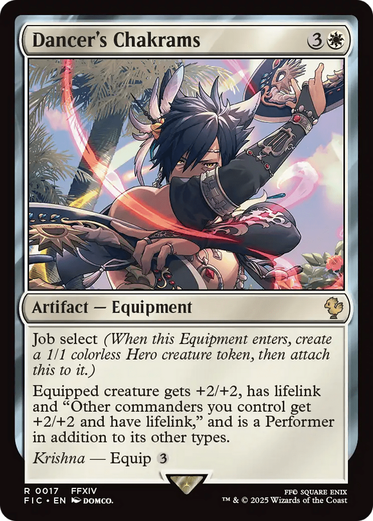 Dancer's Chakrams [FINAL FANTASY Commander] MTG Single Magic: The Gathering  | Multizone: Comics And Games