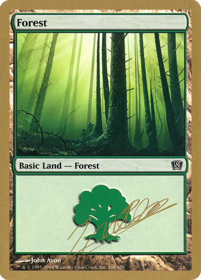 Forest (jn348) (Julien Nuijten) [World Championship Decks 2004] MTG Single Magic: The Gathering  | Multizone: Comics And Games