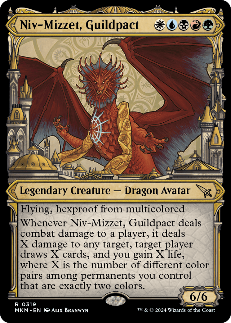 Niv-Mizzet, Guildpact (Showcase) (319) [Murders at Karlov Manor] MTG Single Magic: The Gathering  | Multizone: Comics And Games