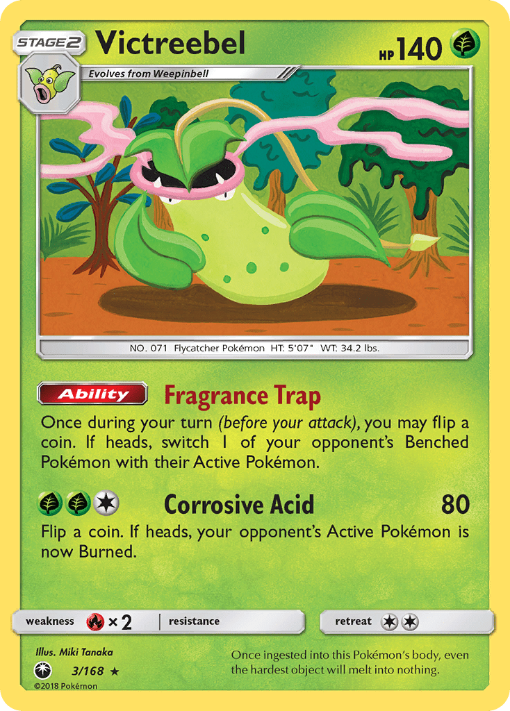 Victreebel (3/168) [Sun & Moon: Celestial Storm] Pokemon Single Pokémon  | Multizone: Comics And Games
