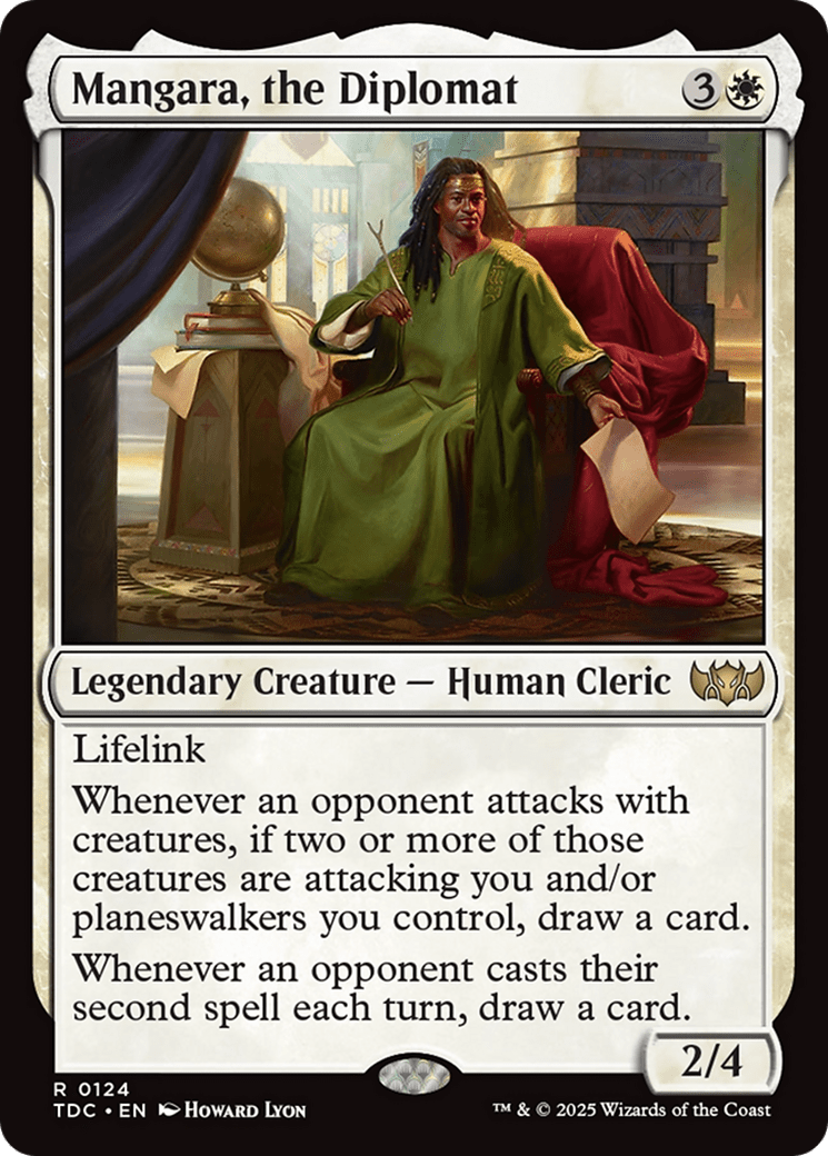 Mangara, the Diplomat [Tarkir: Dragonstorm Commander] MTG Single Magic: The Gathering  | Multizone: Comics And Games