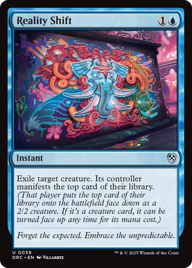Reality Shift [Aetherdrift Commander] MTG Single Magic: The Gathering  | Multizone: Comics And Games