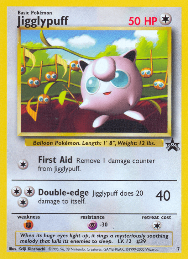 Jigglypuff (7) [Wizards of the Coast: Black Star Promos] Pokemon Single Pokémon  | Multizone: Comics And Games