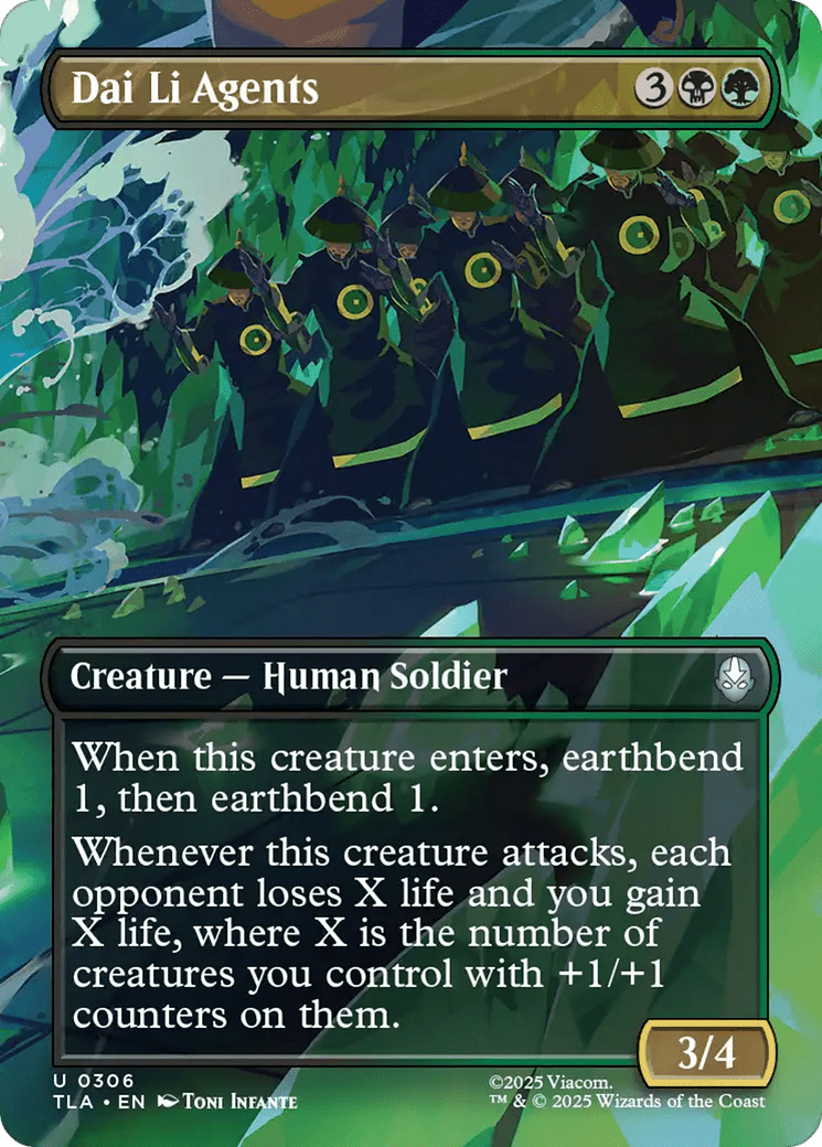 Dai Li Agents (Borderless) [Avatar: The Last Airbender] MTG Single Magic: The Gathering  | Multizone: Comics And Games