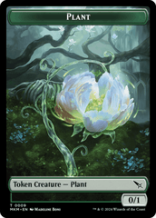 Detective // Plant Double-Sided Token [Murders at Karlov Manor Tokens] MTG Single Magic: The Gathering  | Multizone: Comics And Games