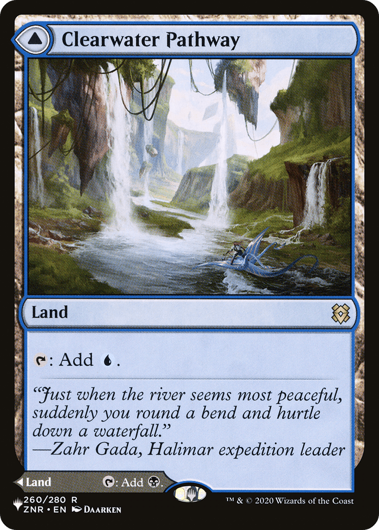 Clearwater Pathway // Murkwater Pathway [Secret Lair: From Cute to Brute] MTG Single Magic: The Gathering  | Multizone: Comics And Games