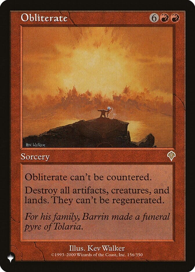 Obliterate [The List] MTG Single Magic: The Gathering  | Multizone: Comics And Games