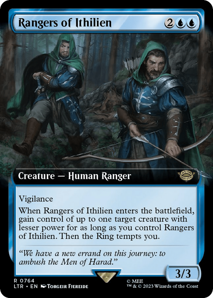 Rangers of Ithilien (Extended Art) (Surge Foil) [The Lord of the Rings: Tales of Middle-Earth] MTG Single Magic: The Gathering  | Multizone: Comics And Games
