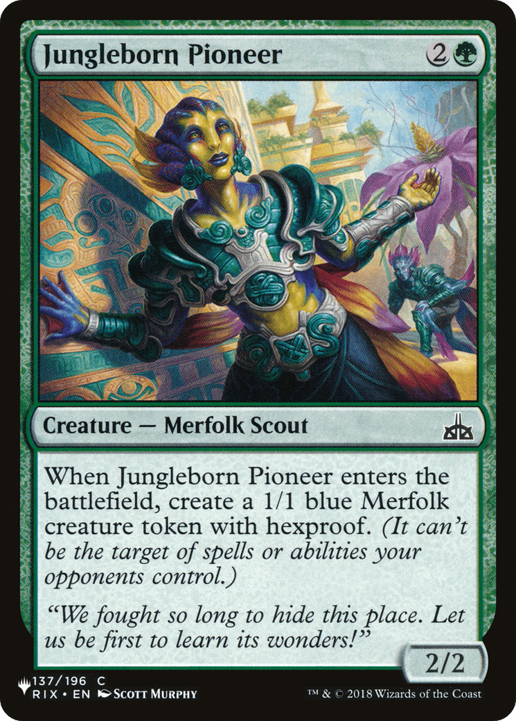Jungleborn Pioneer [The List] MTG Single Magic: The Gathering  | Multizone: Comics And Games
