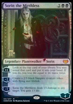 Sorin the Mirthless [Innistrad: Crimson Vow Prerelease Promos] MTG Single Magic: The Gathering  | Multizone: Comics And Games