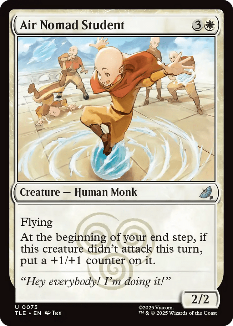 Air Nomad Student [Avatar: The Last Airbender: Eternal-Legal] MTG Single Magic: The Gathering  | Multizone: Comics And Games