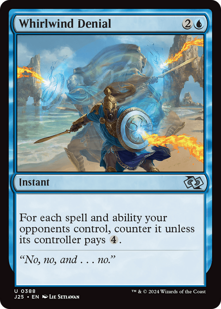 Whirlwind Denial [Foundations Jumpstart] MTG Single Magic: The Gathering  | Multizone: Comics And Games