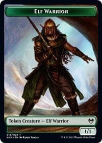Elf Warrior // Shapeshifter Double-Sided Token [Kaldheim Tokens] MTG Single Magic: The Gathering  | Multizone: Comics And Games