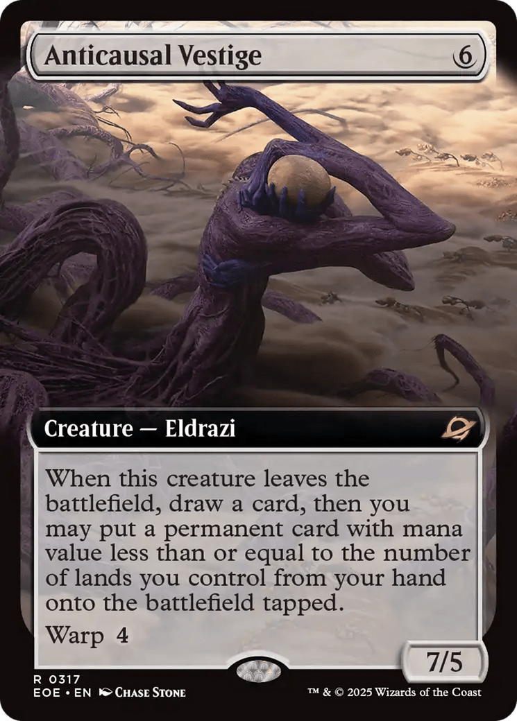 Anticausal Vestige (Extended Art) [Edge of Eternities] MTG Single Magic: The Gathering  | Multizone: Comics And Games