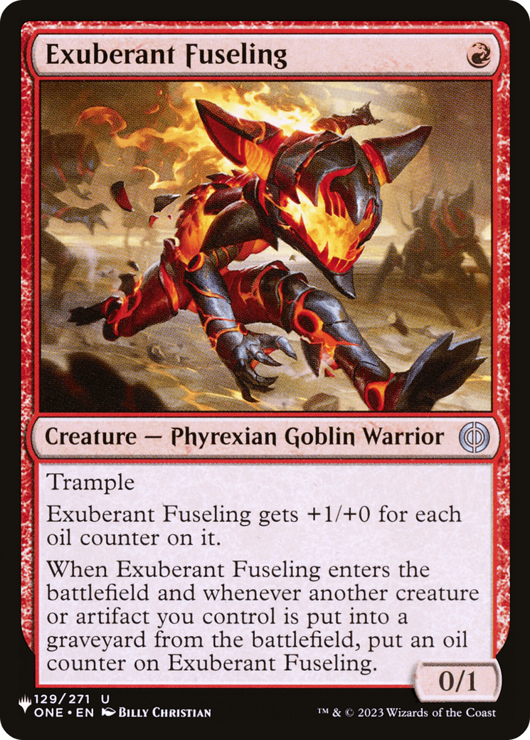 Exuberant Fuseling [The List] MTG Single Magic: The Gathering  | Multizone: Comics And Games