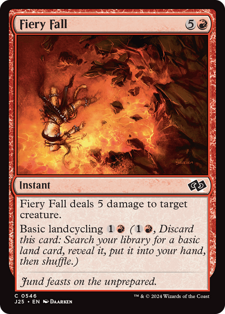 Fiery Fall [Foundations Jumpstart] MTG Single Magic: The Gathering  | Multizone: Comics And Games