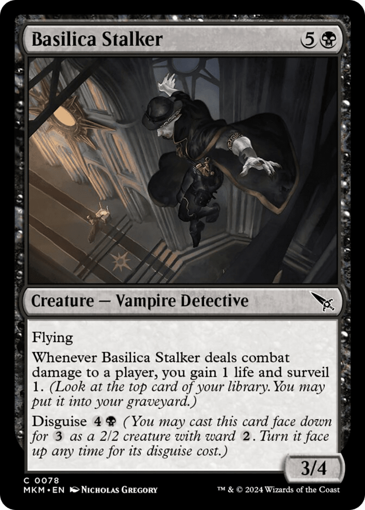 Basilica Stalker [Murders at Karlov Manor] MTG Single Magic: The Gathering  | Multizone: Comics And Games