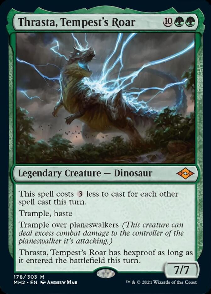 Thrasta, Tempest's Roar [Modern Horizons 2] MTG Single Magic: The Gathering  | Multizone: Comics And Games