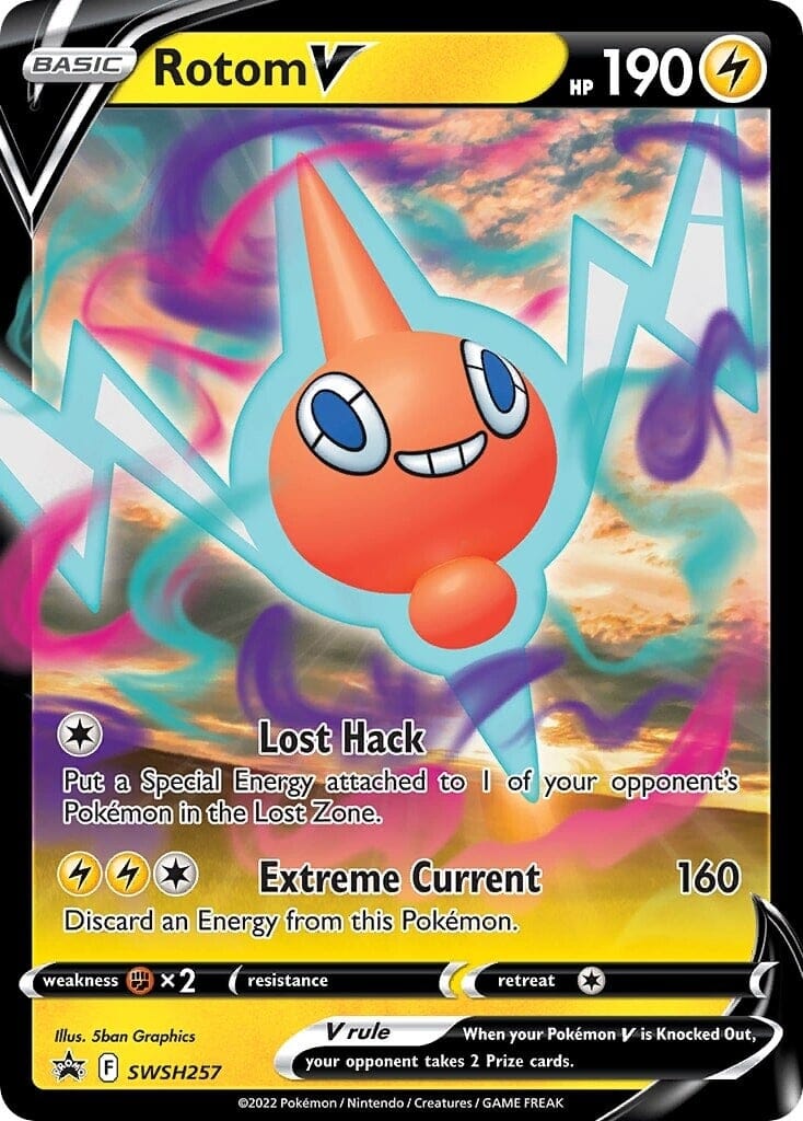 Rotom V (SWSH257) [Sword & Shield: Black Star Promos] Pokemon Single Pokémon  | Multizone: Comics And Games