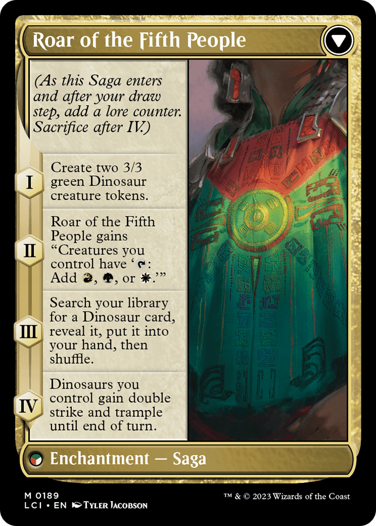 Huatli, Poet of Unity // Roar of the Fifth People [The Lost Caverns of Ixalan Prerelease Cards] MTG Single Magic: The Gathering  | Multizone: Comics And Games