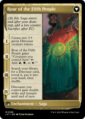 Huatli, Poet of Unity // Roar of the Fifth People [The Lost Caverns of Ixalan Prerelease Cards] MTG Single Magic: The Gathering  | Multizone: Comics And Games