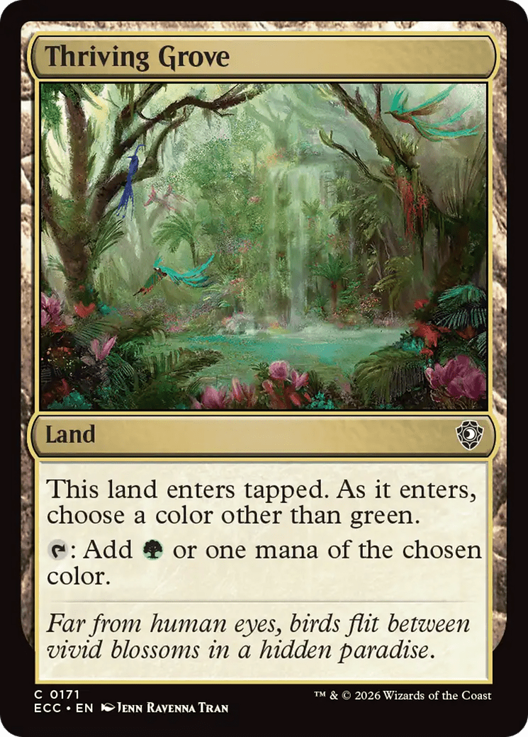Thriving Grove [Lorwyn Eclipsed Commander] MTG Single Magic: The Gathering  | Multizone: Comics And Games