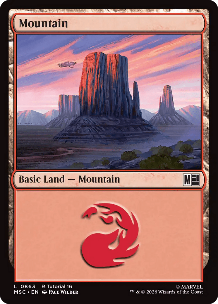 Mountain (0863) [Marvel Super Heroes Commander] MTG Single Magic: The Gathering  | Multizone: Comics And Games