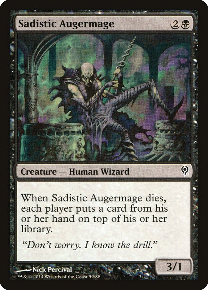 Sadistic Augermage [Duel Decks: Jace vs. Vraska] MTG Single Magic: The Gathering  | Multizone: Comics And Games