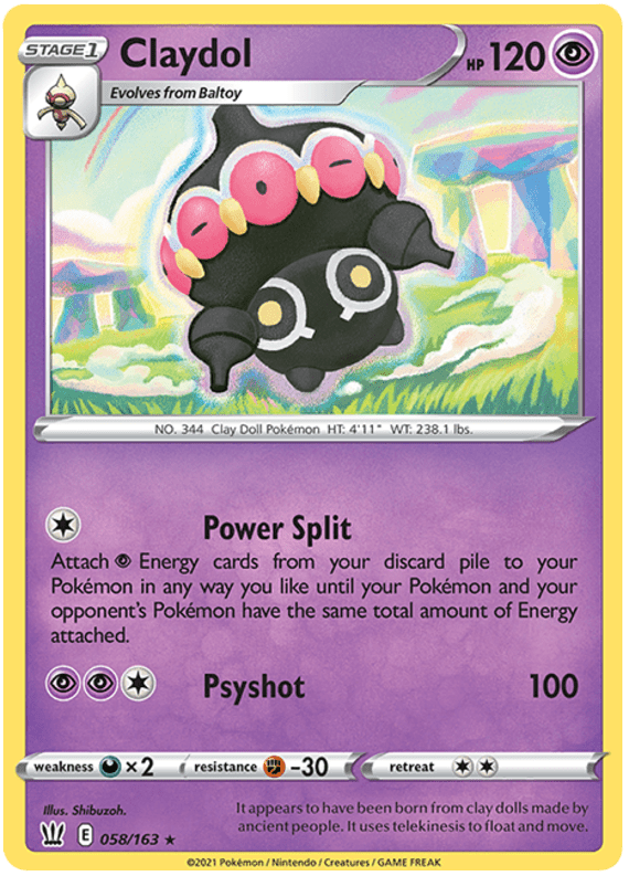 Claydol (058/163) [Sword & Shield: Battle Styles] Pokemon Single Pokémon  | Multizone: Comics And Games