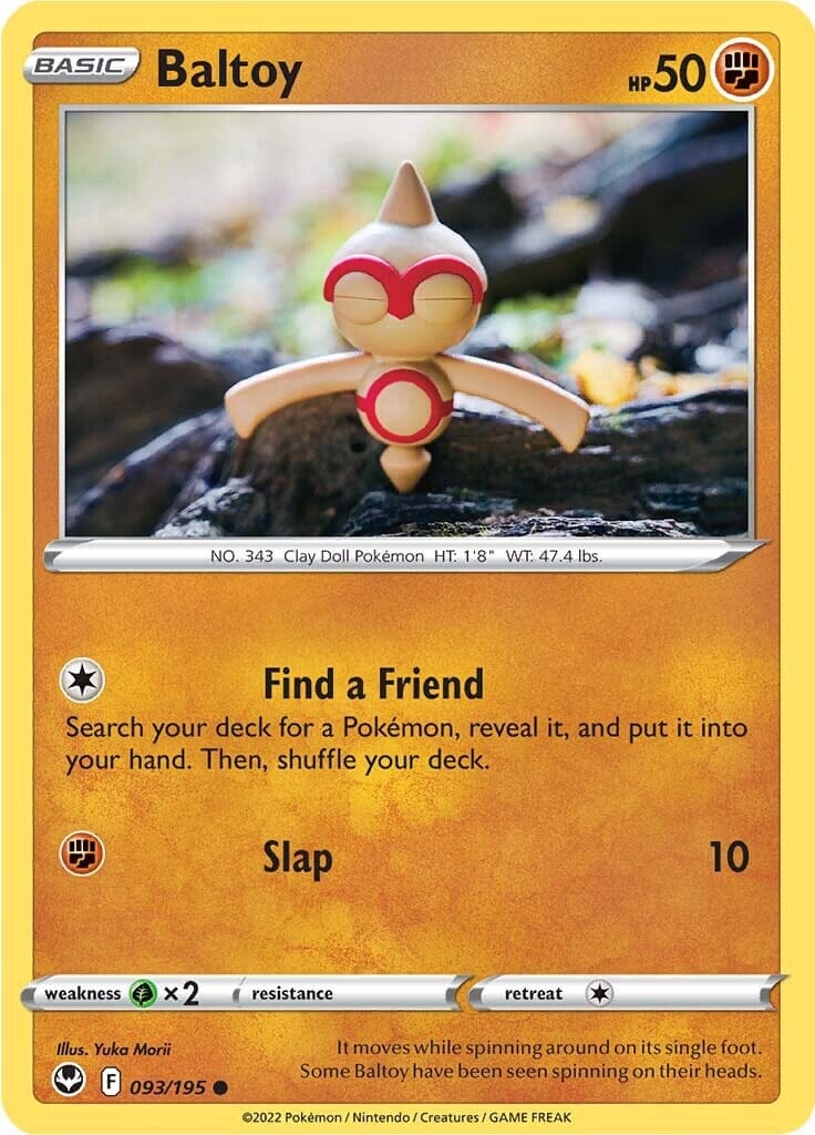 Baltoy (093/195) [Sword & Shield: Silver Tempest] Pokemon Single Pokémon  | Multizone: Comics And Games