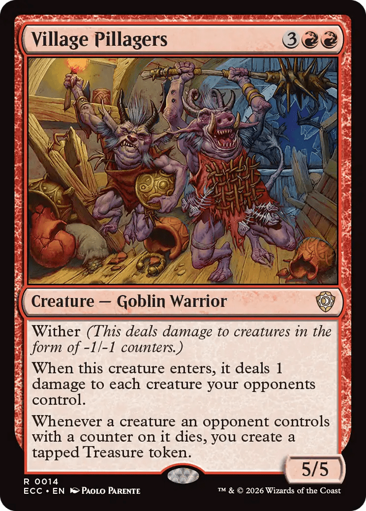 Village Pillagers [Lorwyn Eclipsed Commander] MTG Single Magic: The Gathering  | Multizone: Comics And Games