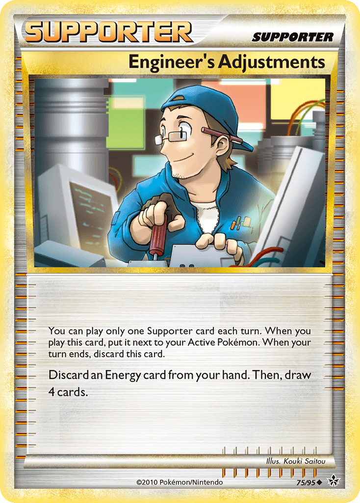 Engineer's Adjustments (75/95) [HeartGold & SoulSilver: Unleashed] Pokemon Single Pokémon  | Multizone: Comics And Games
