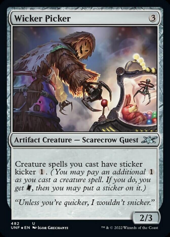 Wicker Picker (Galaxy Foil) [Unfinity] MTG Single Magic: The Gathering  | Multizone: Comics And Games