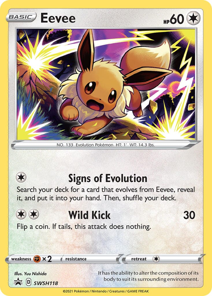 Eevee (SWSH118) [Sword & Shield: Black Star Promos] Pokemon Single Pokémon  | Multizone: Comics And Games