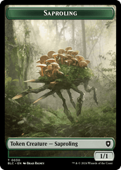 Hamster // Saproling Double-Sided Token [Bloomburrow Commander Tokens] MTG Single Magic: The Gathering  | Multizone: Comics And Games