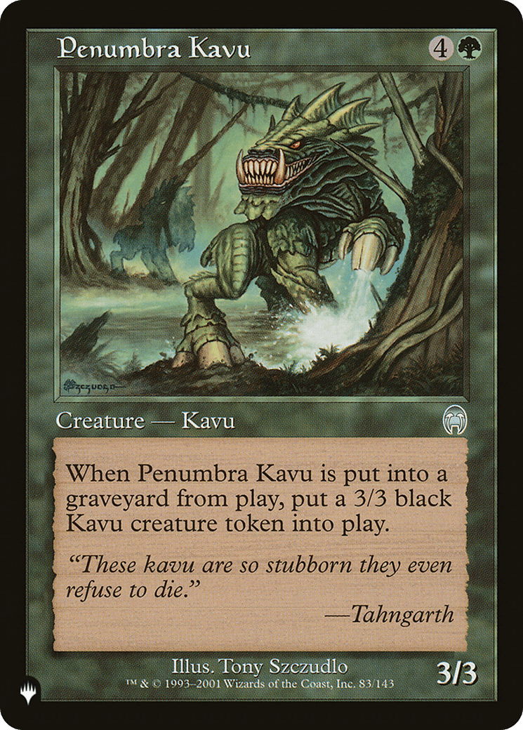 Penumbra Kavu [The List] MTG Single Magic: The Gathering  | Multizone: Comics And Games
