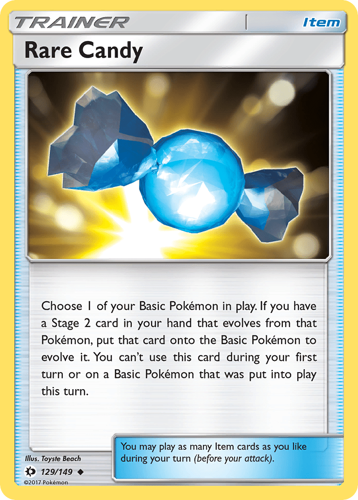 Rare Candy (129/149) [Sun & Moon: Base Set] Pokemon Single Pokémon  | Multizone: Comics And Games