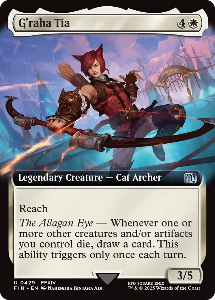 G'raha Tia (Extended Art) [FINAL FANTASY] MTG Single Magic: The Gathering  | Multizone: Comics And Games