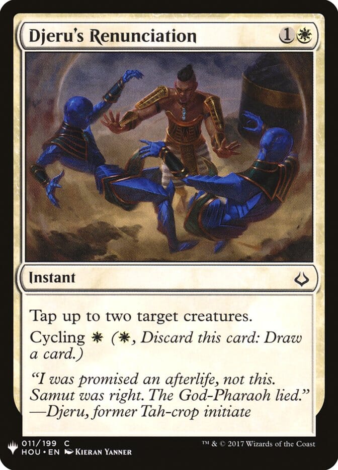 Djeru's Renunciation [Mystery Booster] MTG Single Magic: The Gathering  | Multizone: Comics And Games