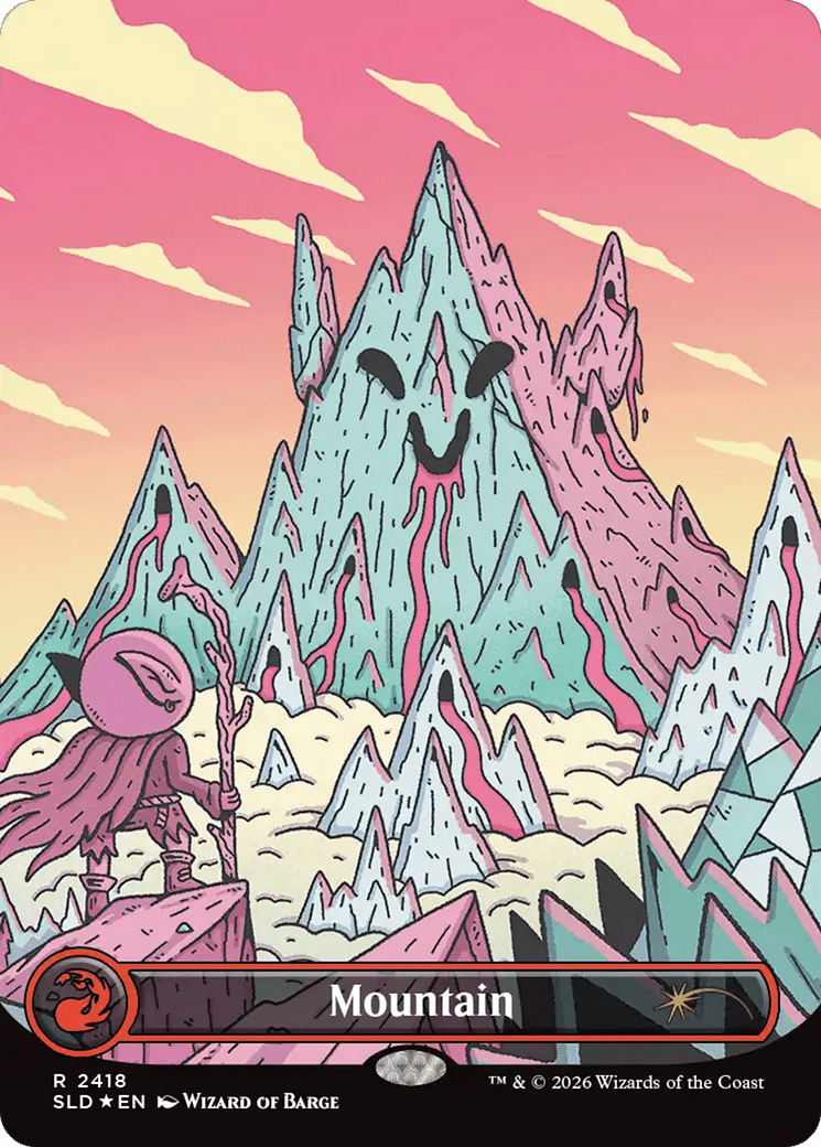 Mountain (2418) [Secret Lair Drop Series] MTG Single Magic: The Gathering  | Multizone: Comics And Games