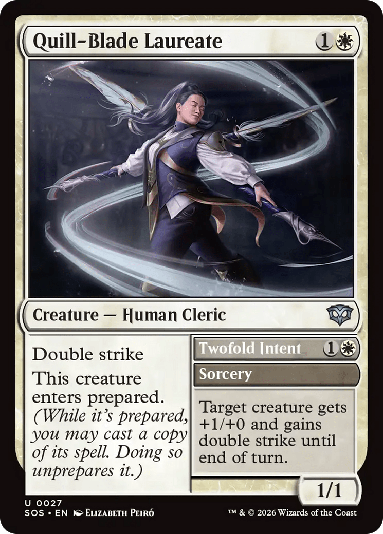Quill-Blade Laureate [Secrets of Strixhaven] MTG Single Magic: The Gathering  | Multizone: Comics And Games