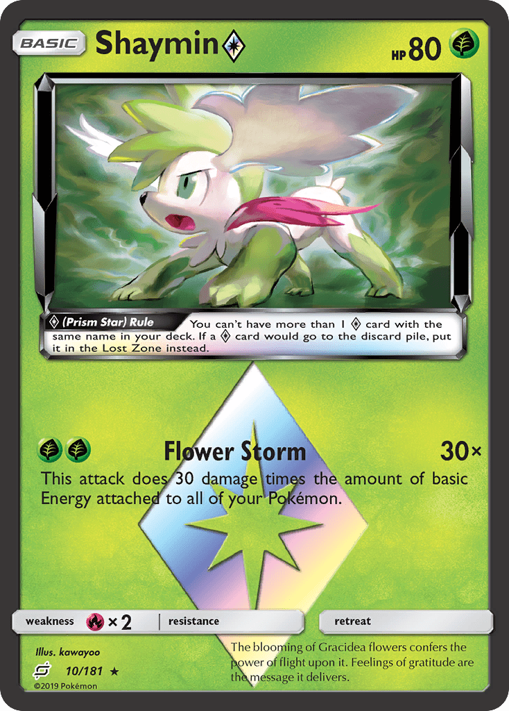 Shaymin (10/181) (Prism Star) [Sun & Moon: Team Up] Pokemon Single Pokémon  | Multizone: Comics And Games
